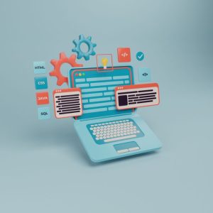 Web Development Concept 3D Illustration - Raiders Sadewa